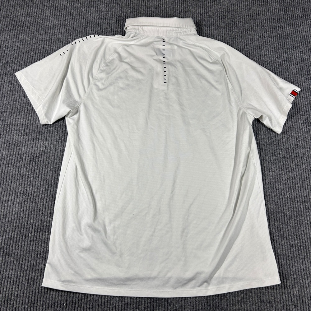 Under Armour Shirt Men's XL Auburn Tigers White Short Sleeve Polo NCAA Football - Picture 2 of 7